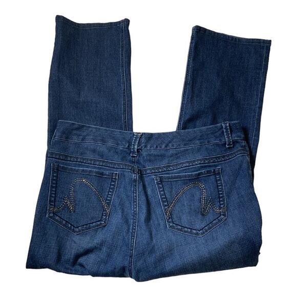 Seven7 Melissa McCarthy Jeans Plus Size 18W Slim Boot Stretch Blue Wash Denim - Picture 6 of 14